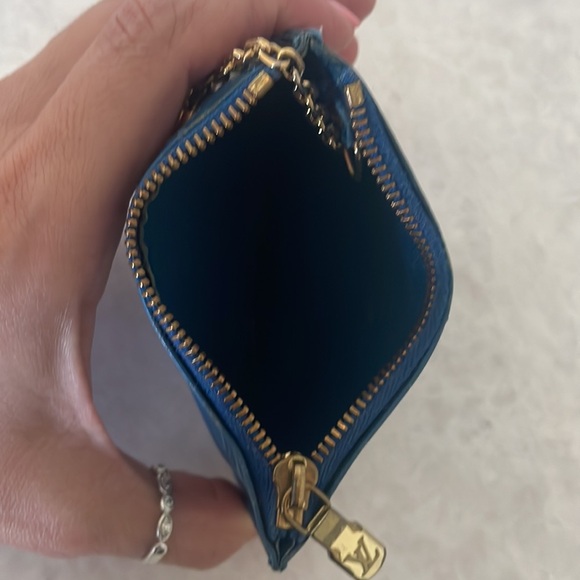 Pochette Cle Coin Case Epi Toledo Blue - Picture 6 of 7